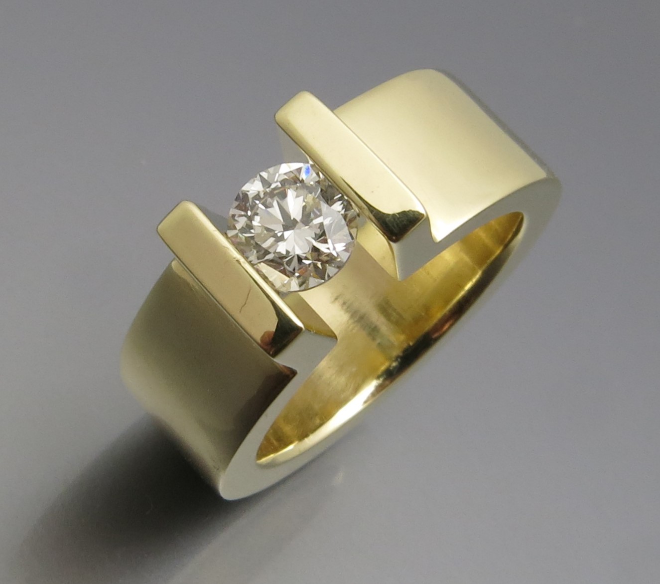 Eleganter Brillant Spannring "Peak" – Bild 3