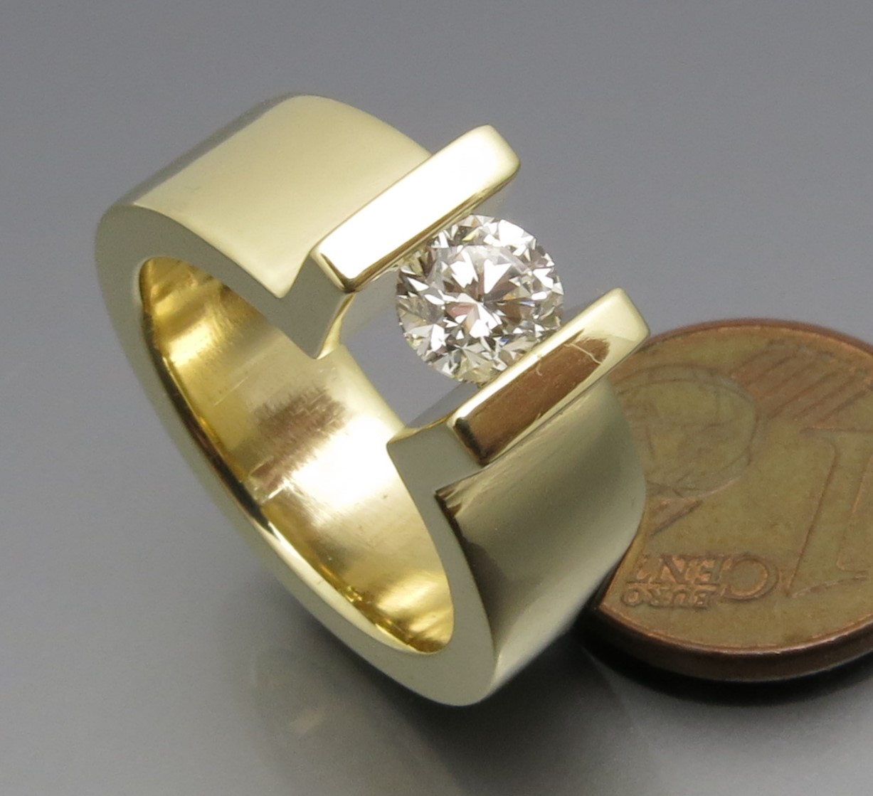 Eleganter Brillant Spannring "Peak" – Bild 5