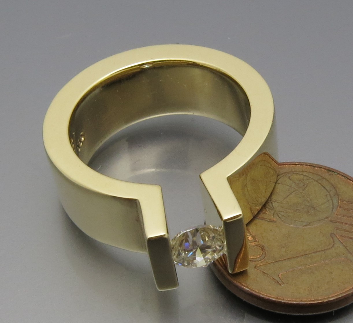 Eleganter Brillant Spannring "Peak" – Bild 7