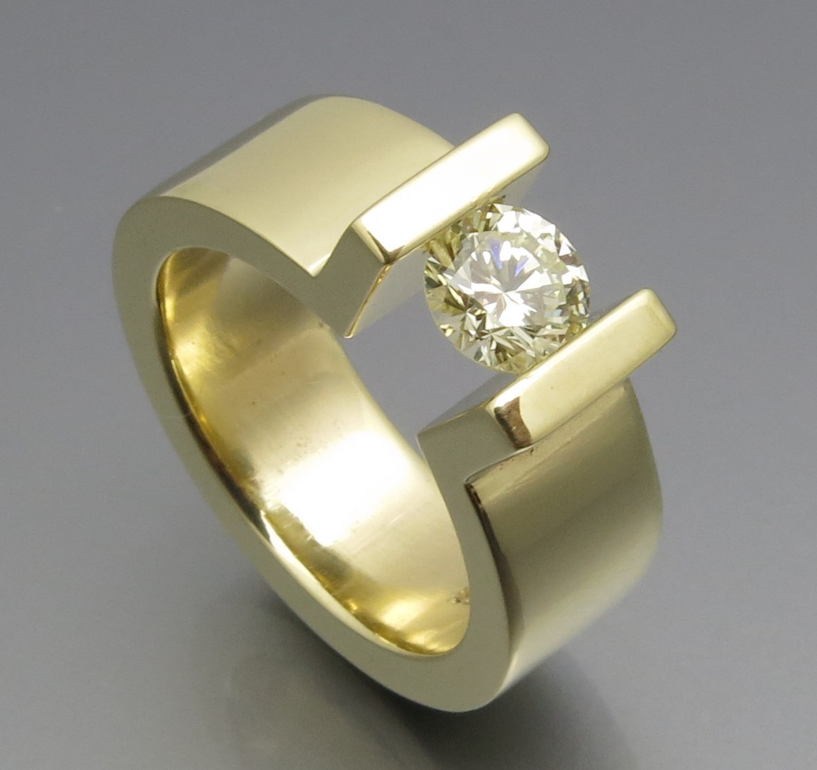 Eleganter Brillant Spannring "Peak" – Bild 2