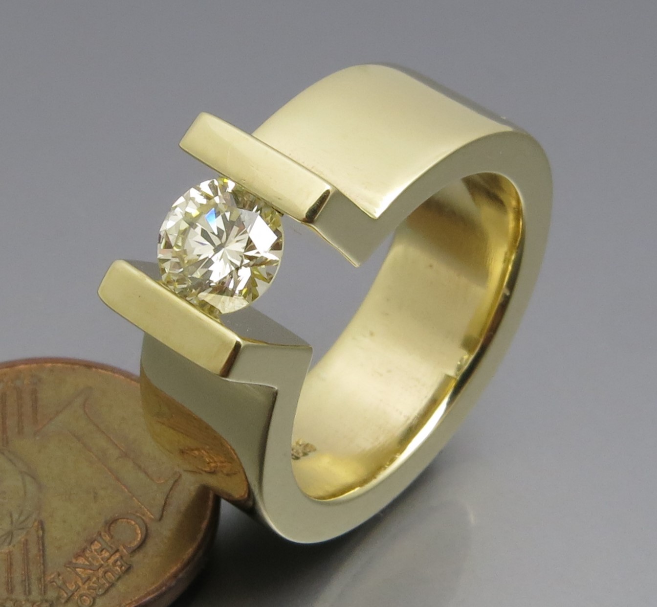 Eleganter Brillant Spannring "Peak" – Bild 8
