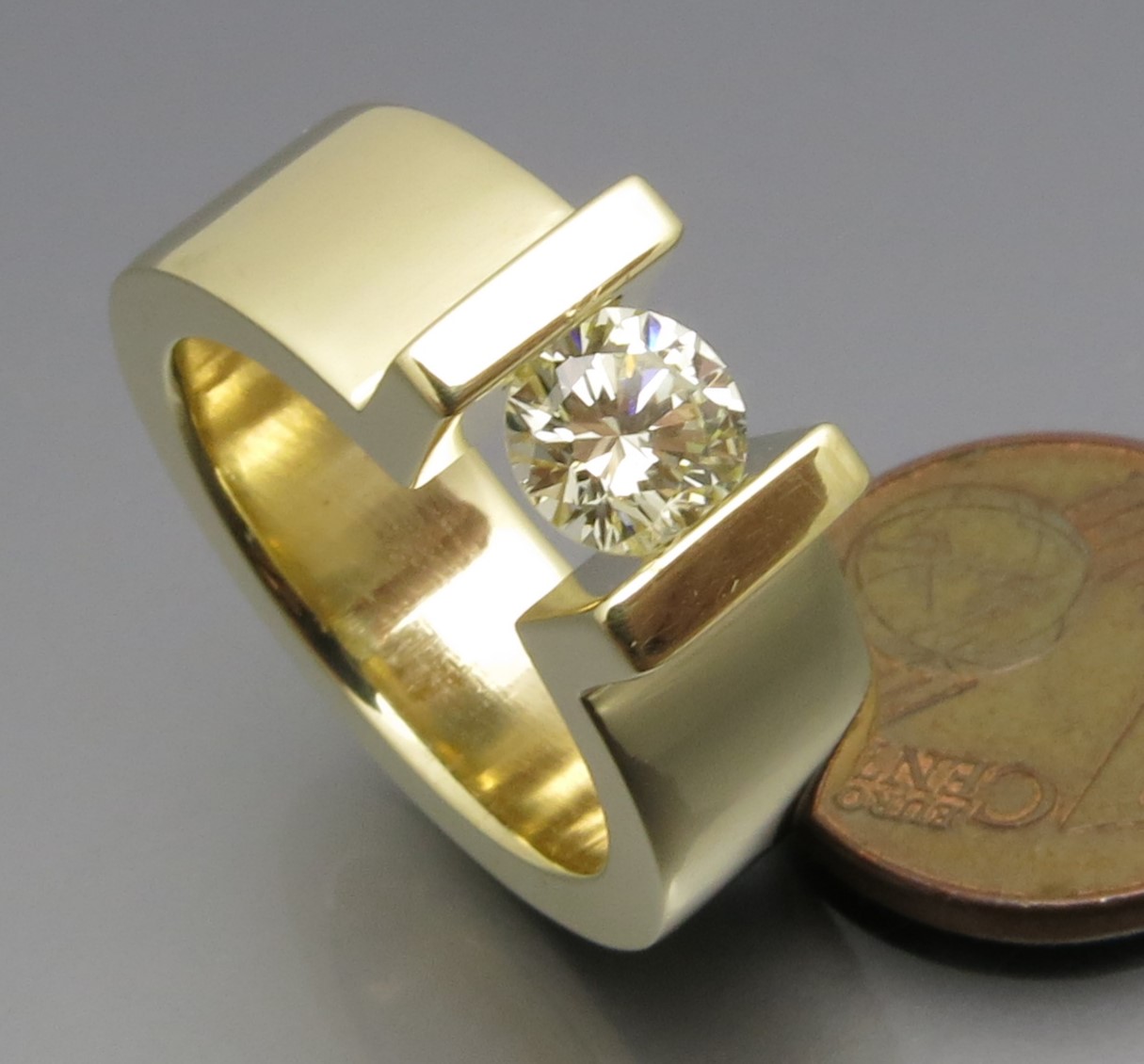 Eleganter Brillant Spannring "Peak" – Bild 9