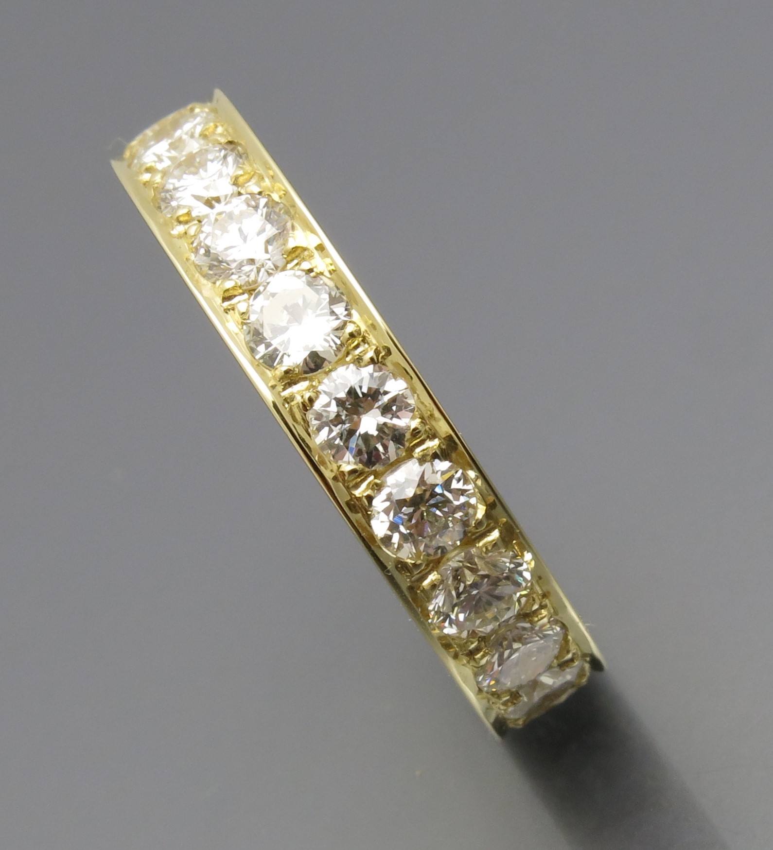 Eleganter Brillant Memoire Ring – Bild 4