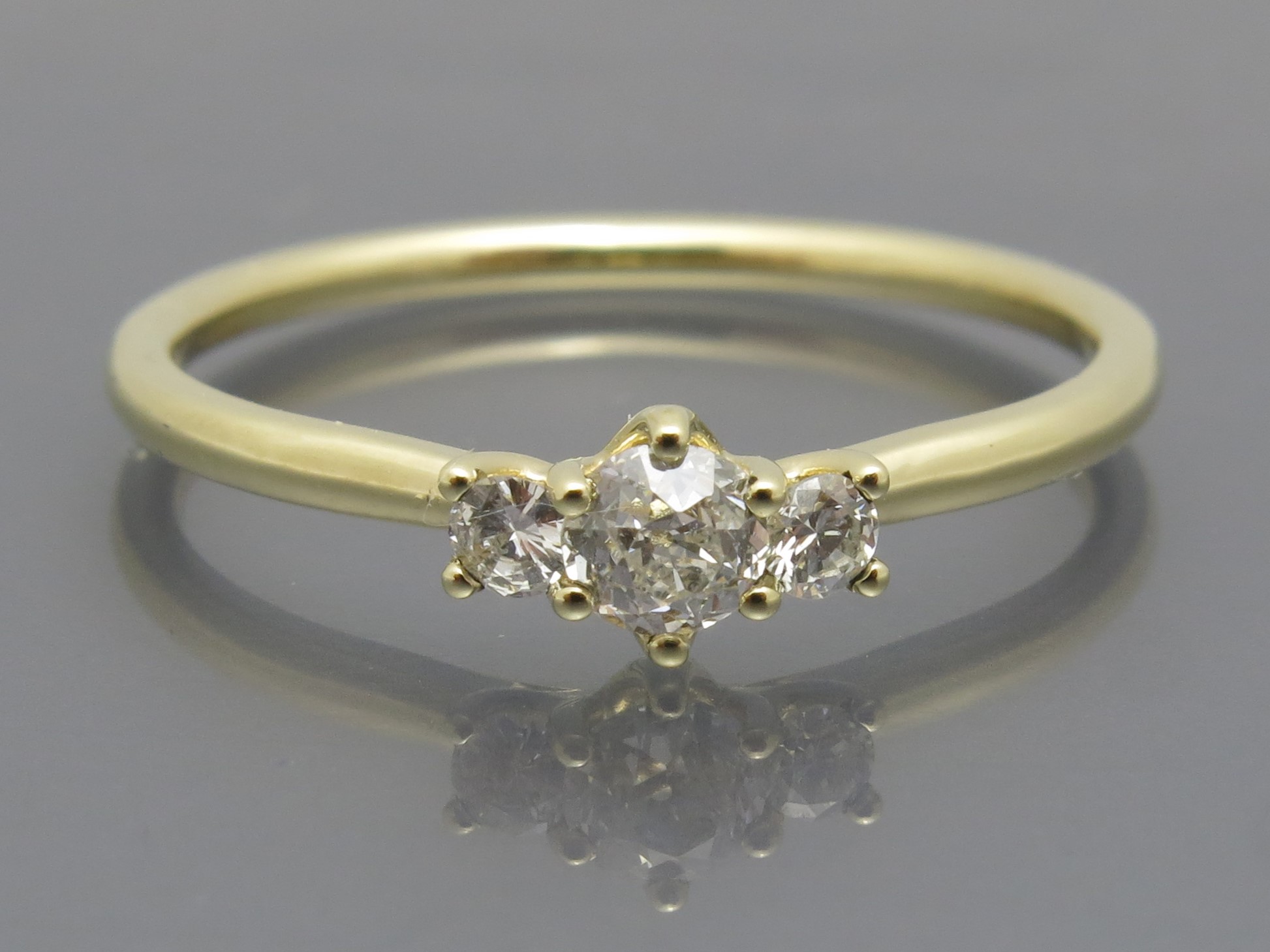 Diamant Ring Trilogie / Verlobungsring / Vorsteckring – Bild 2