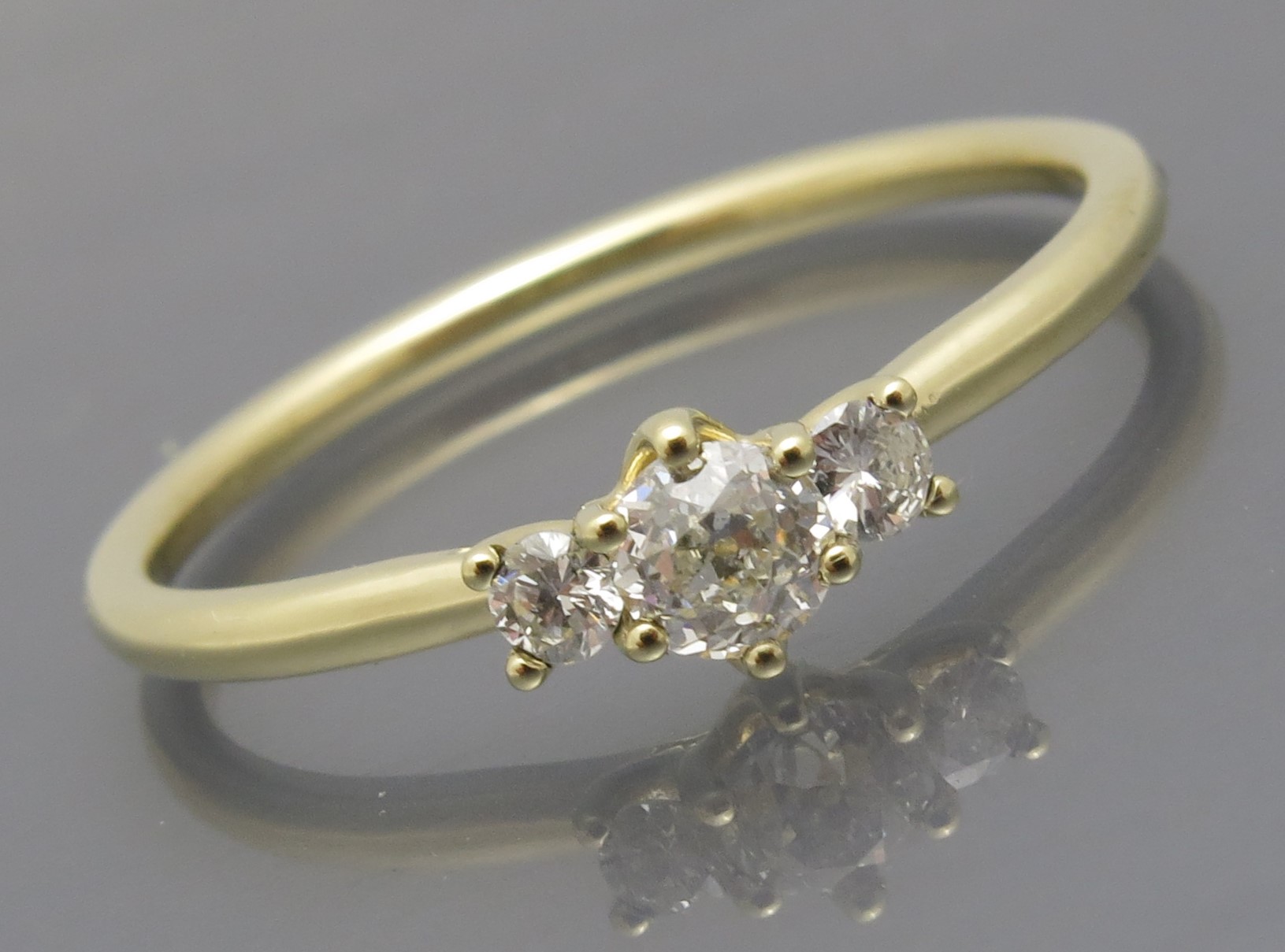 Diamant Ring Trilogie / Verlobungsring / Vorsteckring