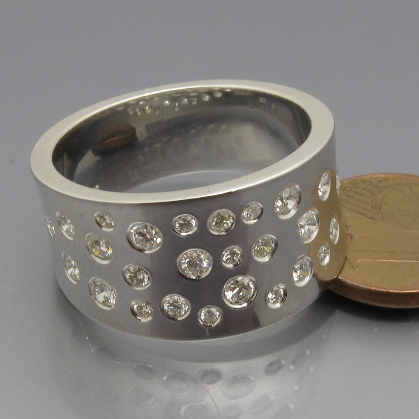 Topschöner Brillant Sternenhimmel Ring – Bild 9