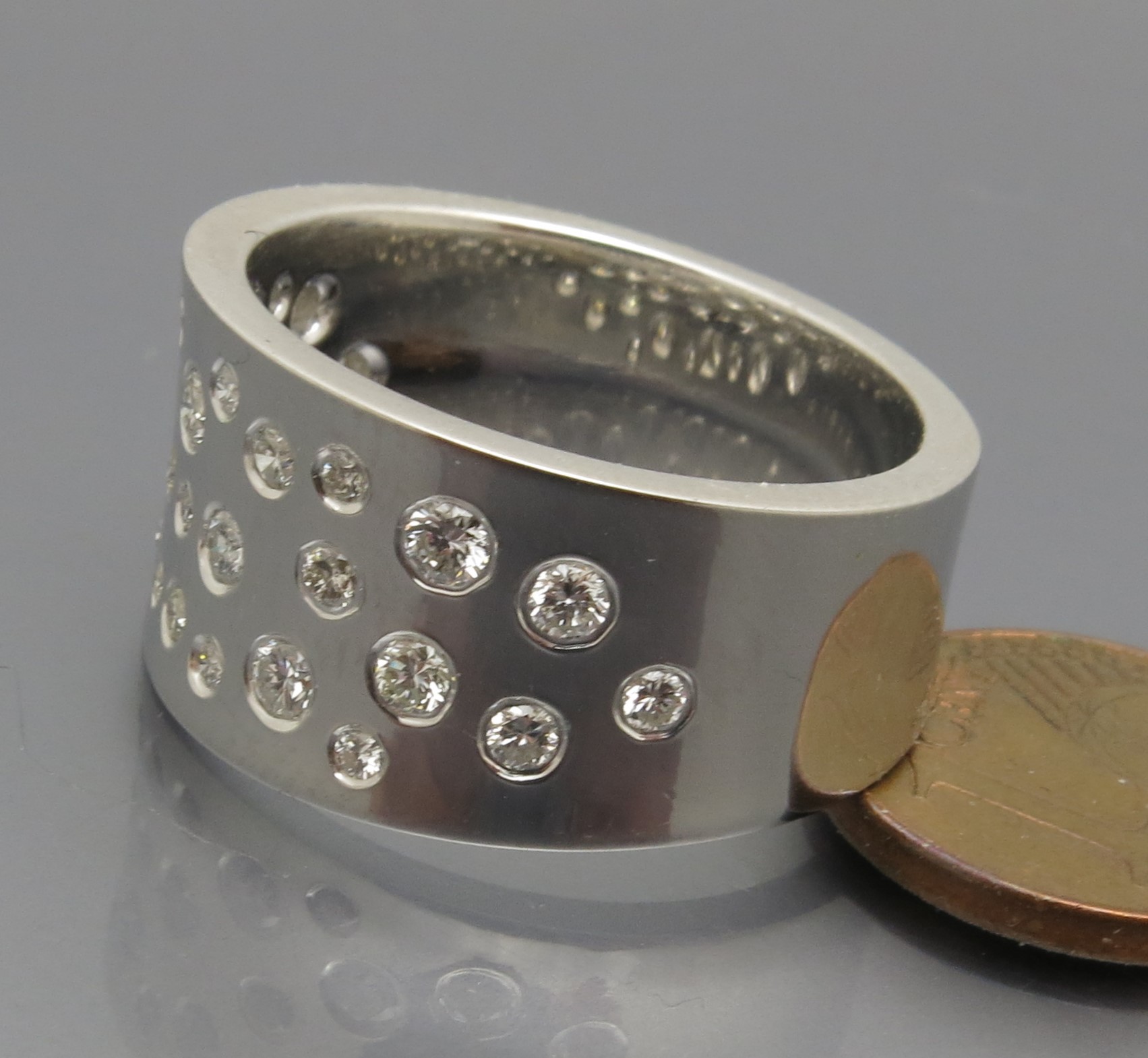 Topschöner Brillant Sternenhimmel Ring – Bild 3