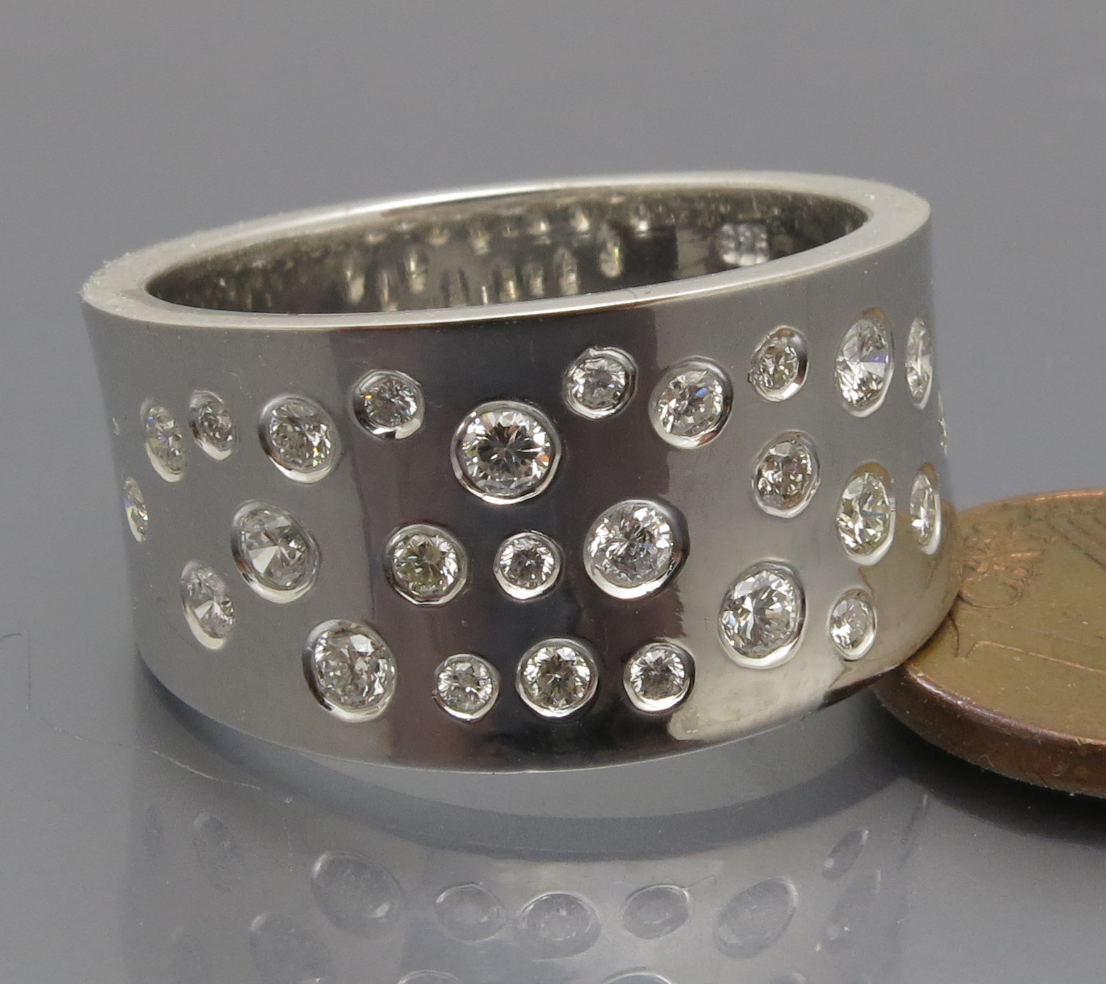 Topschöner Brillant Sternenhimmel Ring – Bild 4