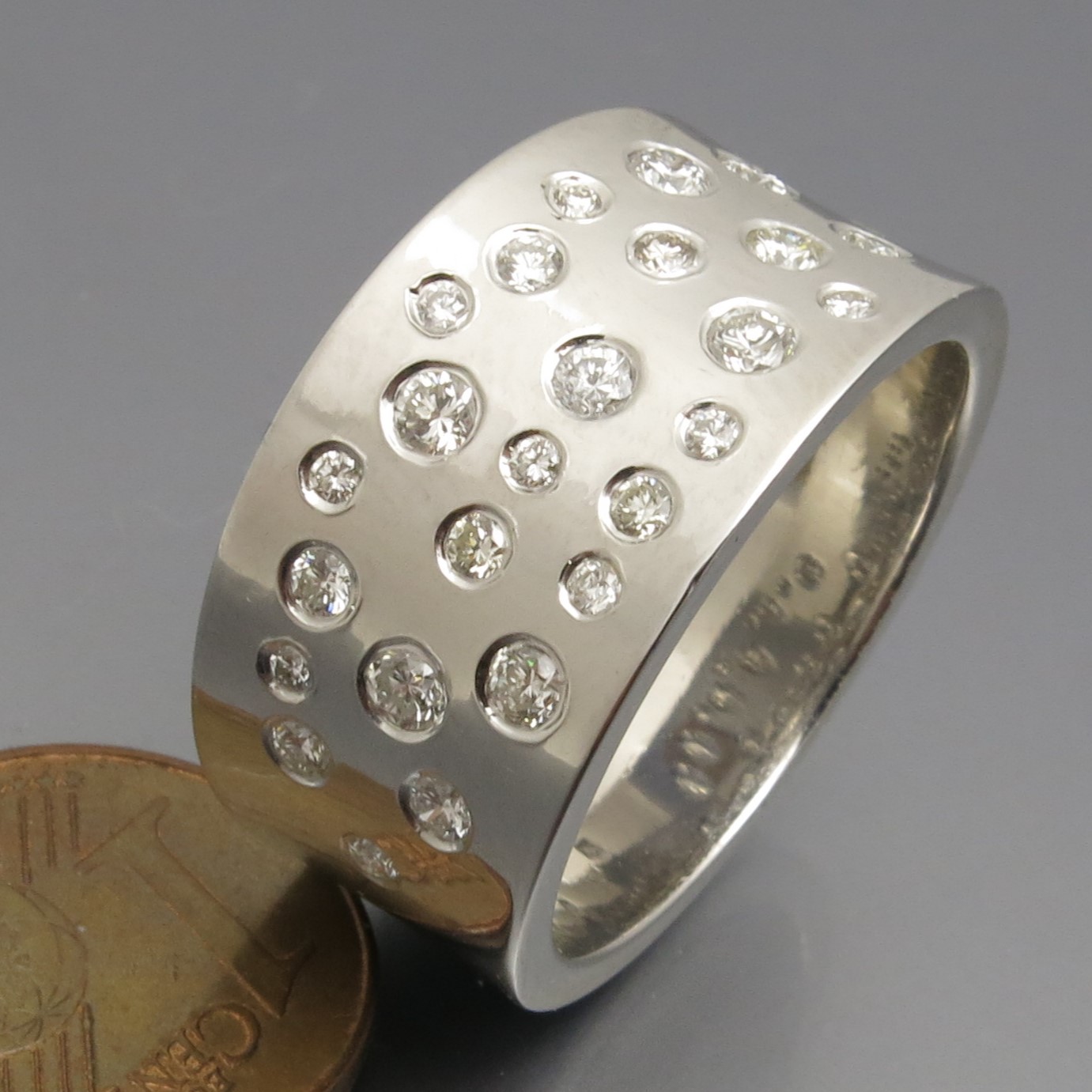 Topschöner Brillant Sternenhimmel Ring – Bild 6