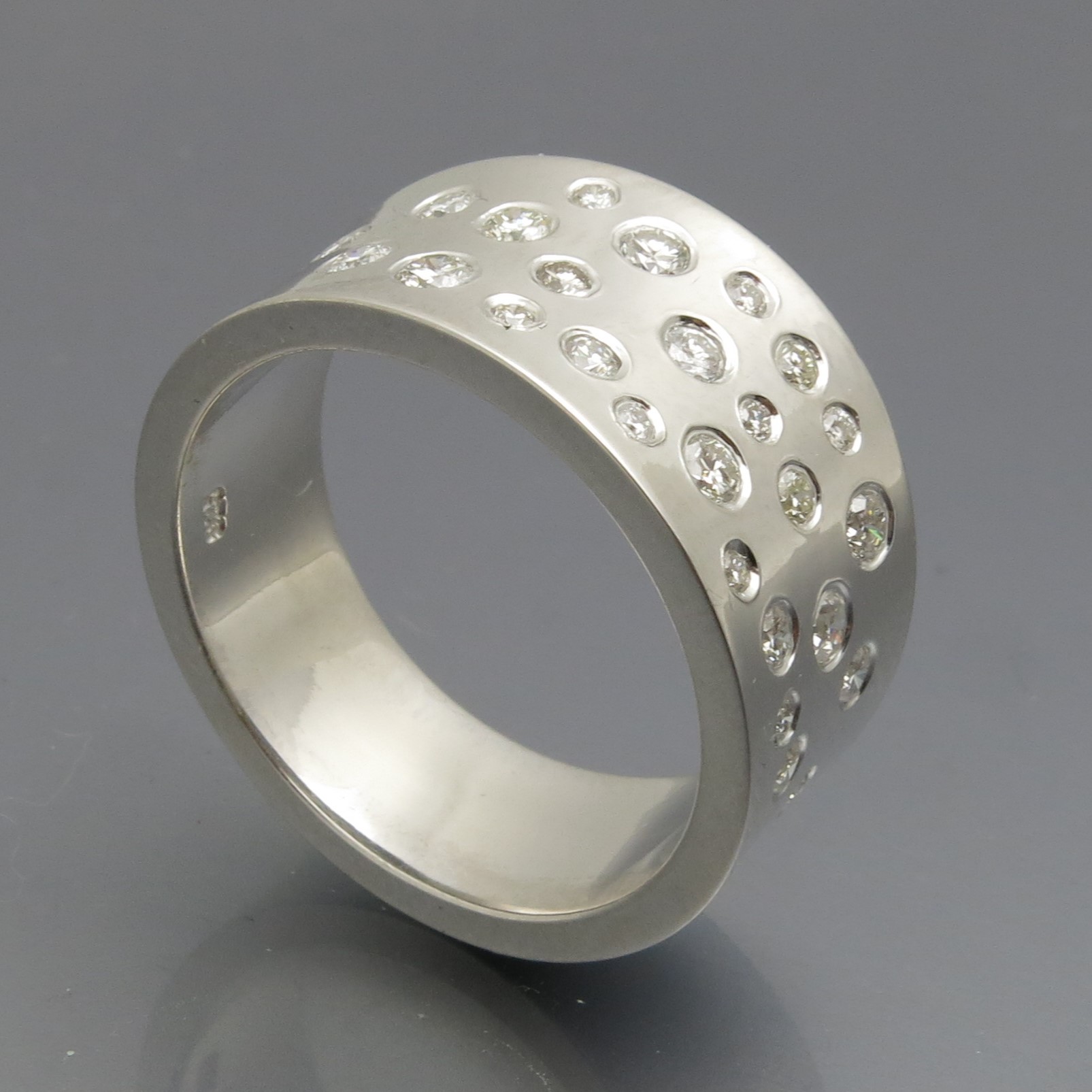 Topschöner Brillant Sternenhimmel Ring – Bild 7
