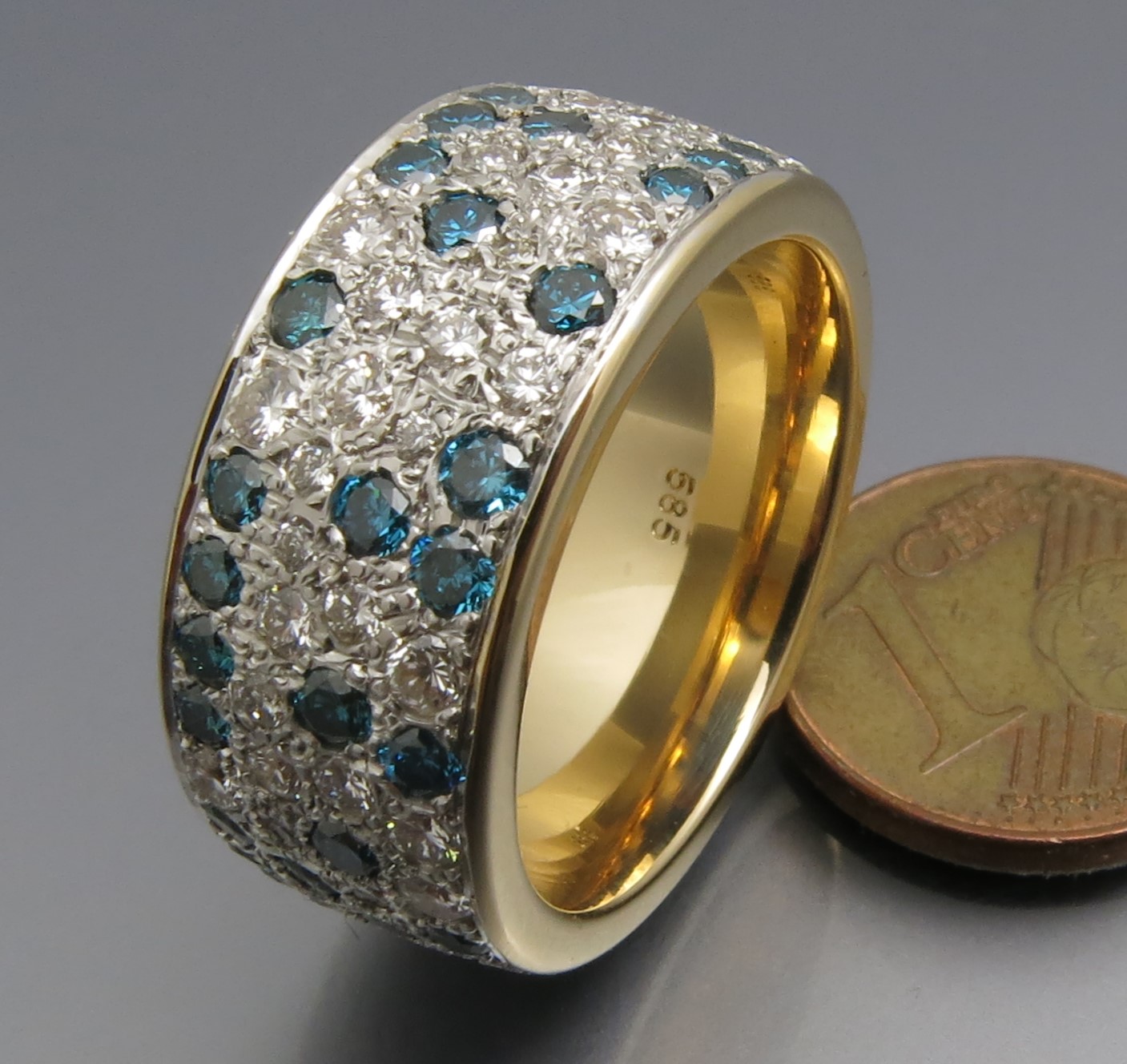 Exklusiver Brillant Sternenhimmel Ring - ANGEBOT!