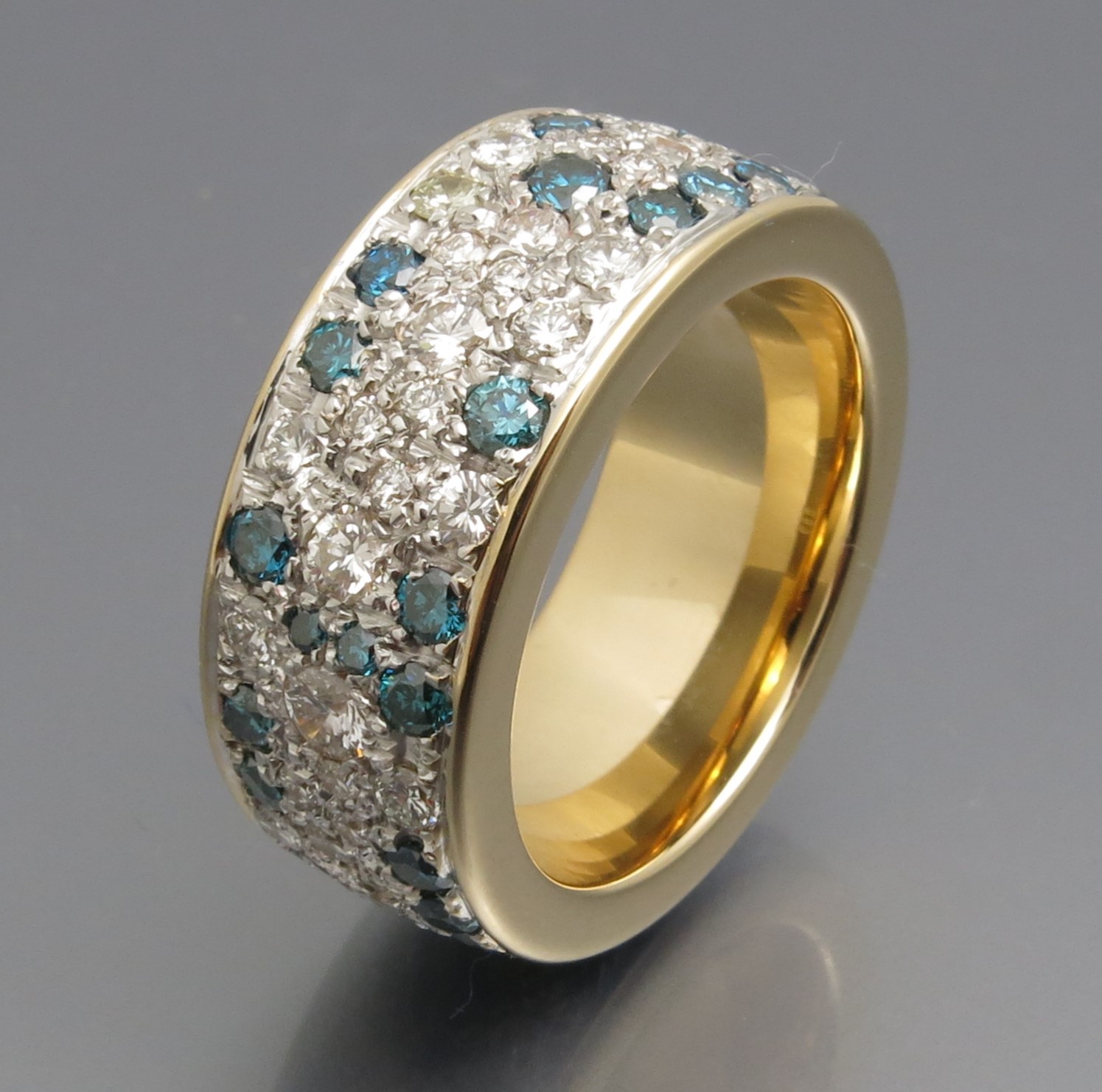 Exklusiver Brillant Sternenhimmel Ring – Bild 2