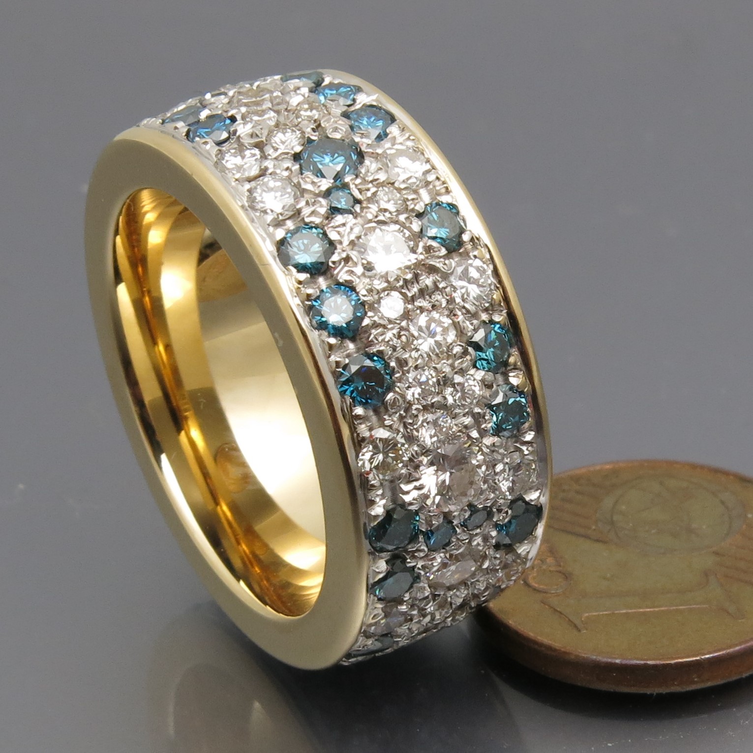 Exklusiver Brillant Sternenhimmel Ring – Bild 10