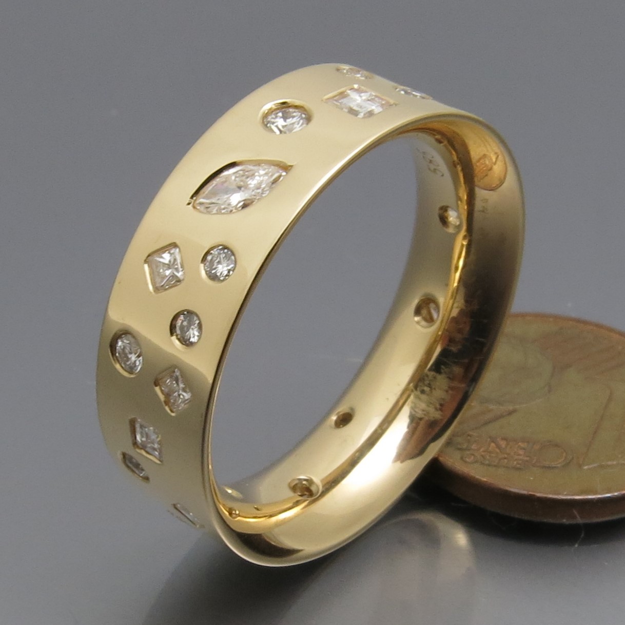 Flotter Diamant Sternenhimmel Ring – Bild 11