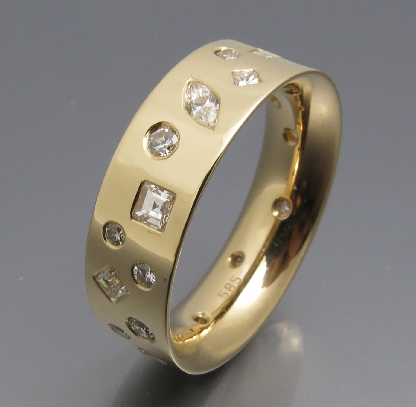 Flotter Diamant Sternenhimmel Ring – Bild 5