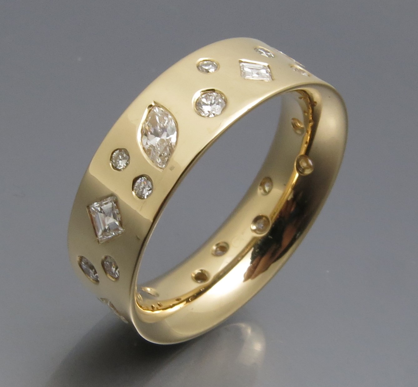 Flotter Diamant Sternenhimmel Ring – Bild 6