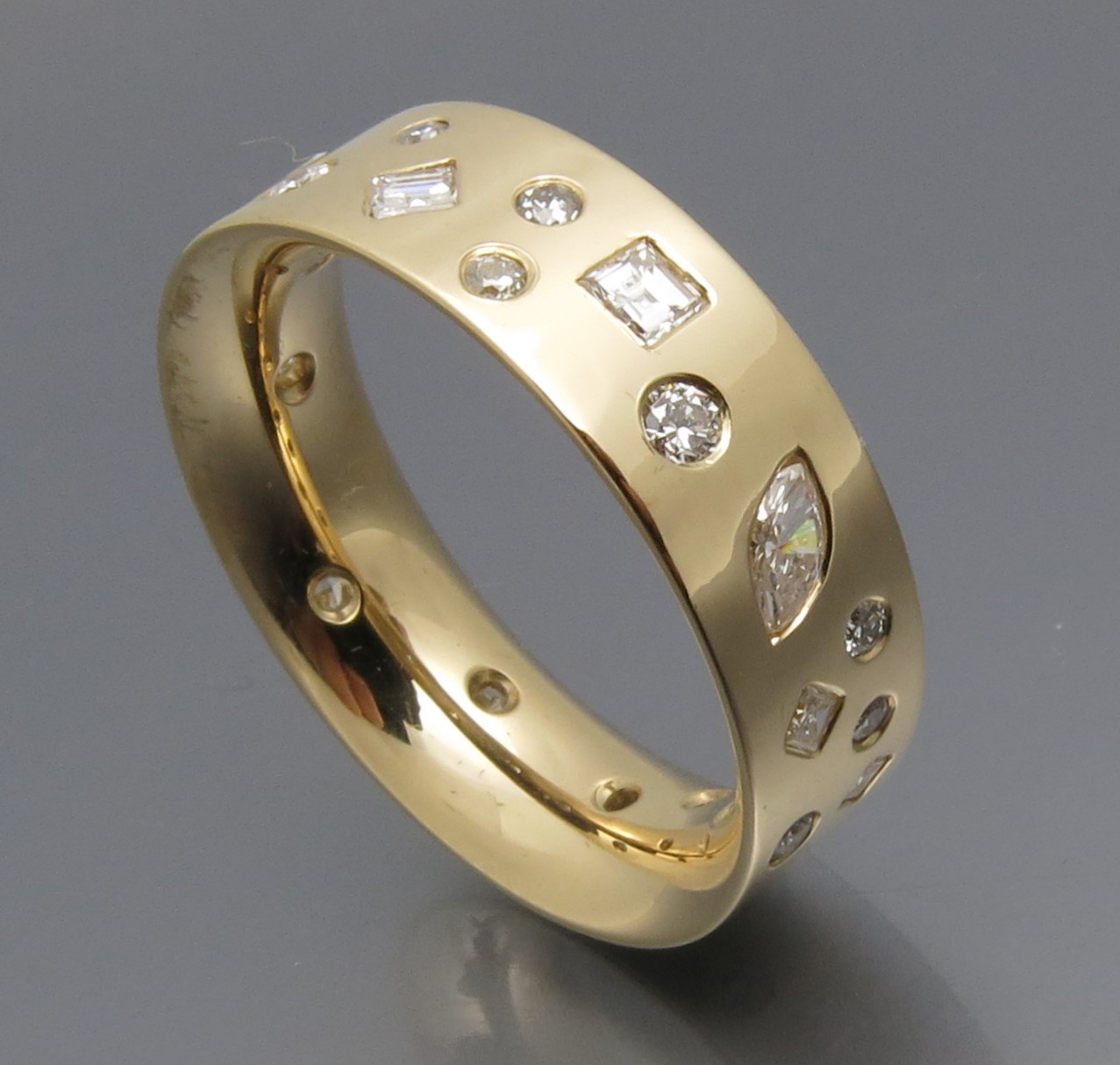 Flotter Diamant Sternenhimmel Ring – Bild 8