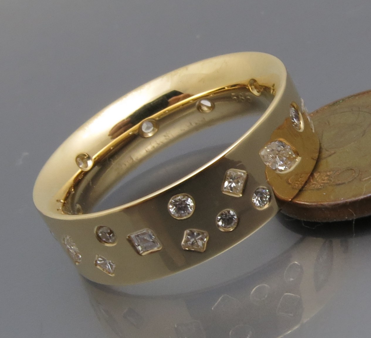 Flotter Diamant Sternenhimmel Ring – Bild 9