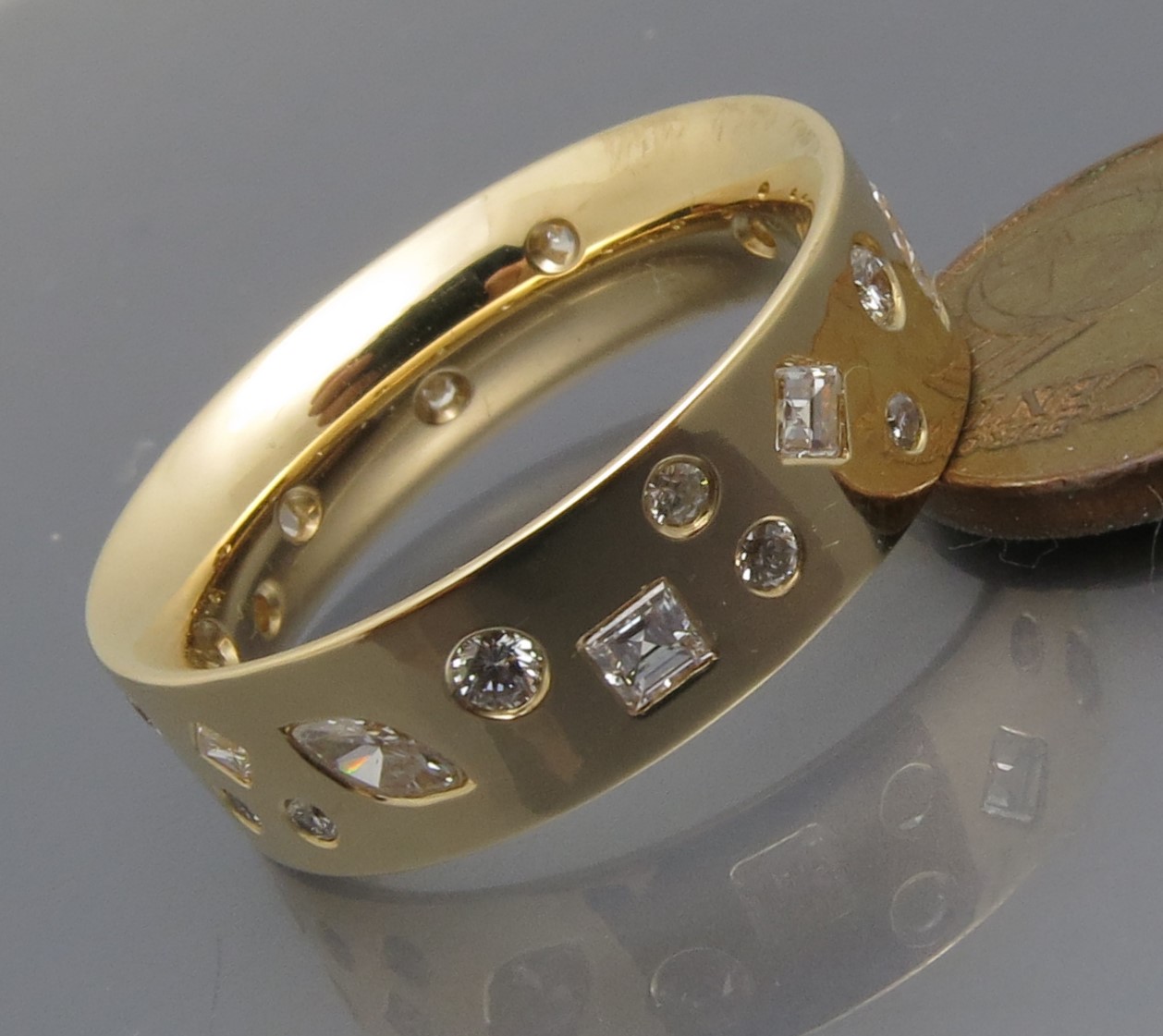 Flotter Diamant Sternenhimmel Ring – Bild 10