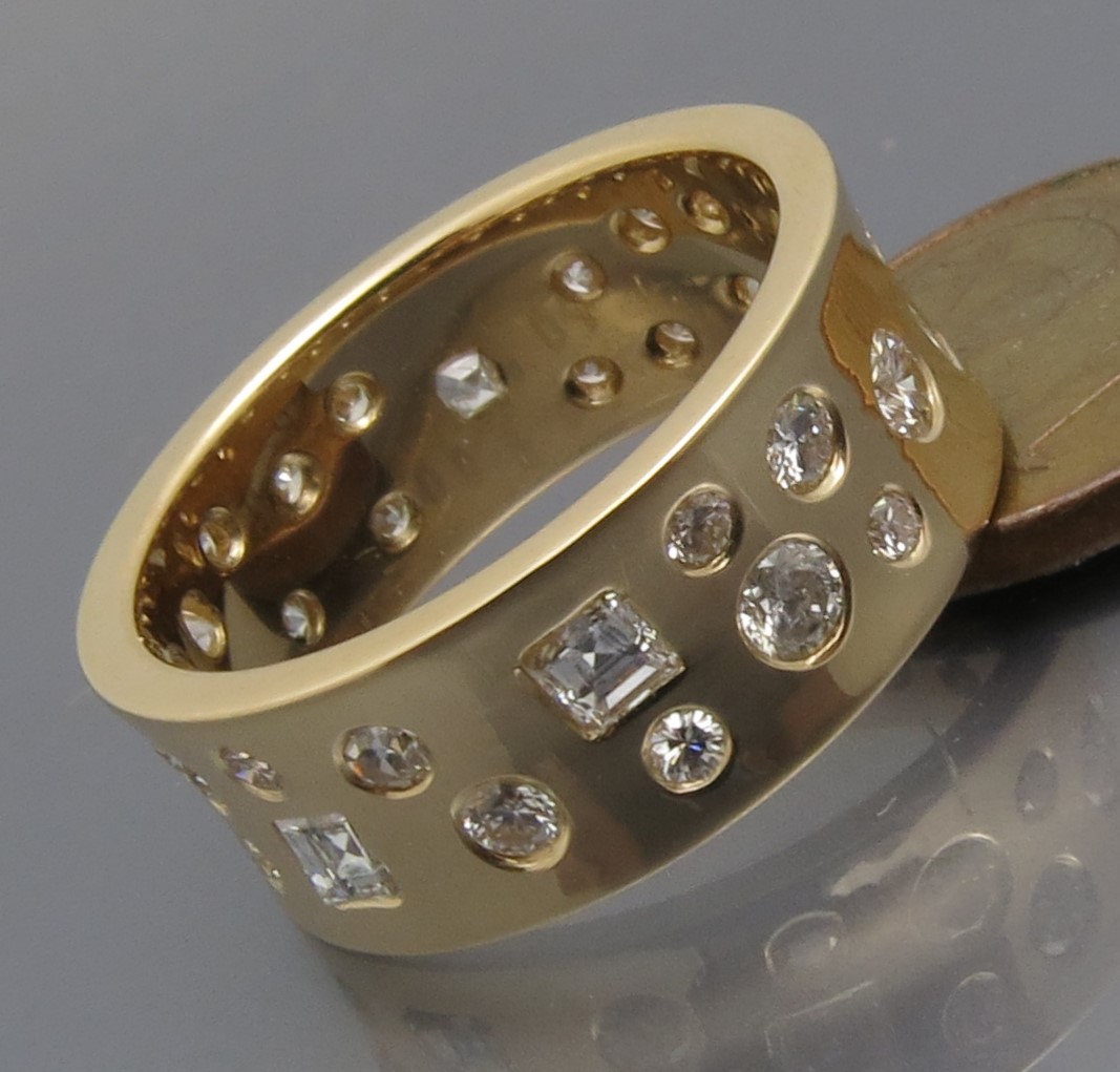 Flotter Diamant Sternenhimmel Ring – Bild 10