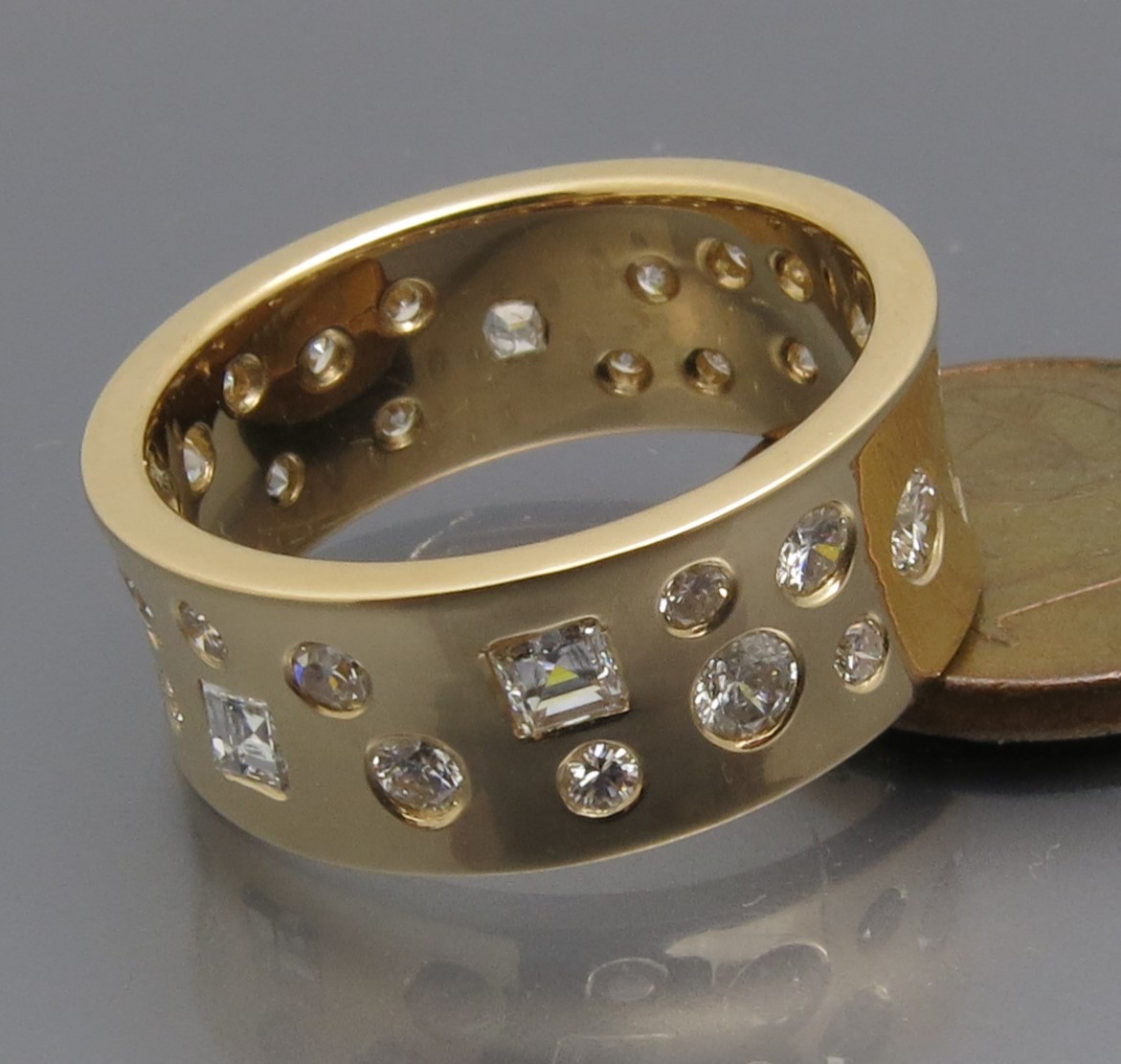 Flotter Diamant Sternenhimmel Ring – Bild 11
