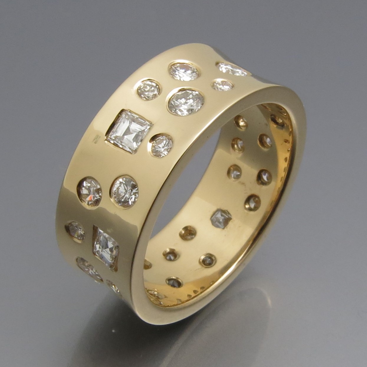 Flotter Diamant Sternenhimmel Ring – Bild 2