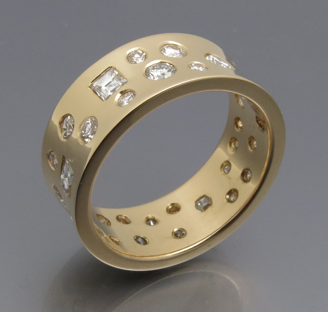 Flotter Diamant Sternenhimmel Ring – Bild 3