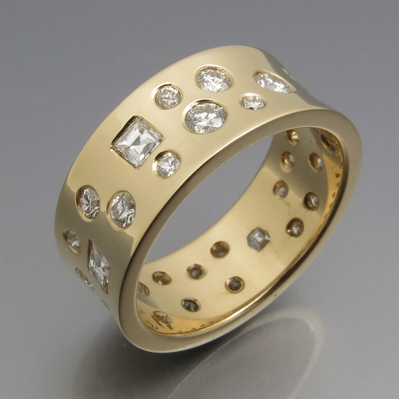 Flotter Diamant Sternenhimmel Ring – Bild 4