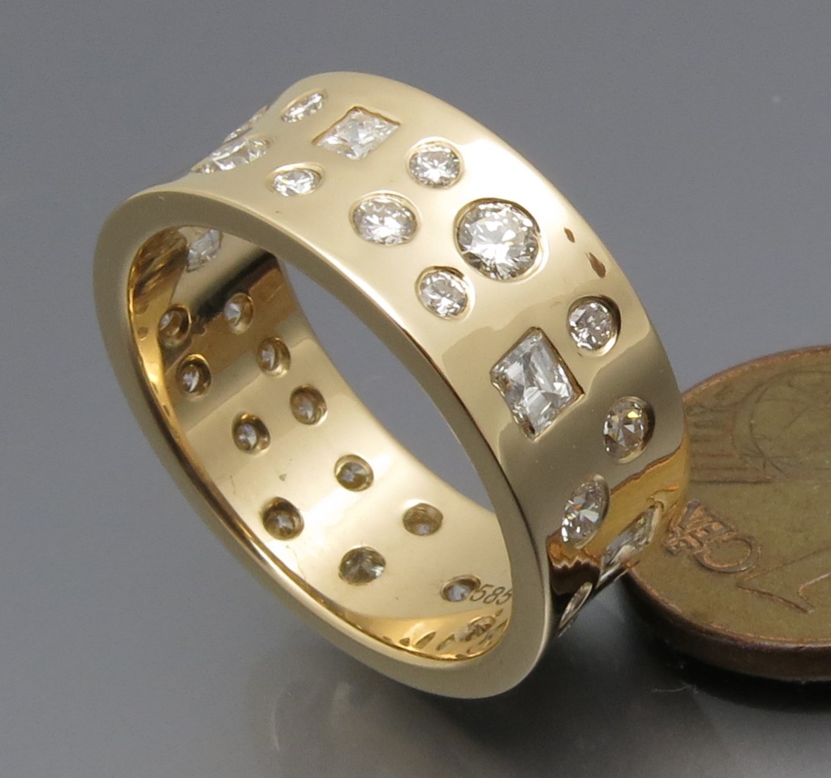 Flotter Diamant Sternenhimmel Ring – Bild 5