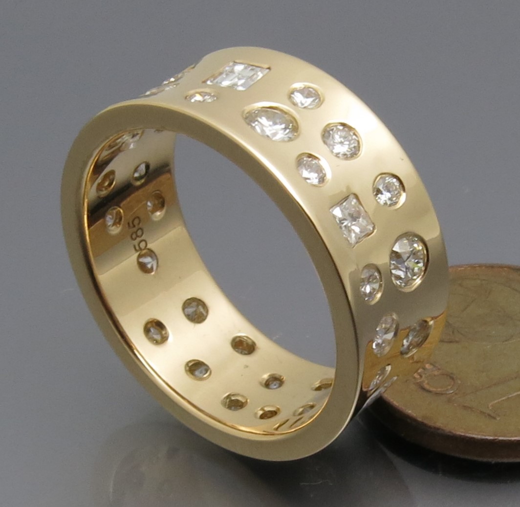 Flotter Diamant Sternenhimmel Ring – Bild 7