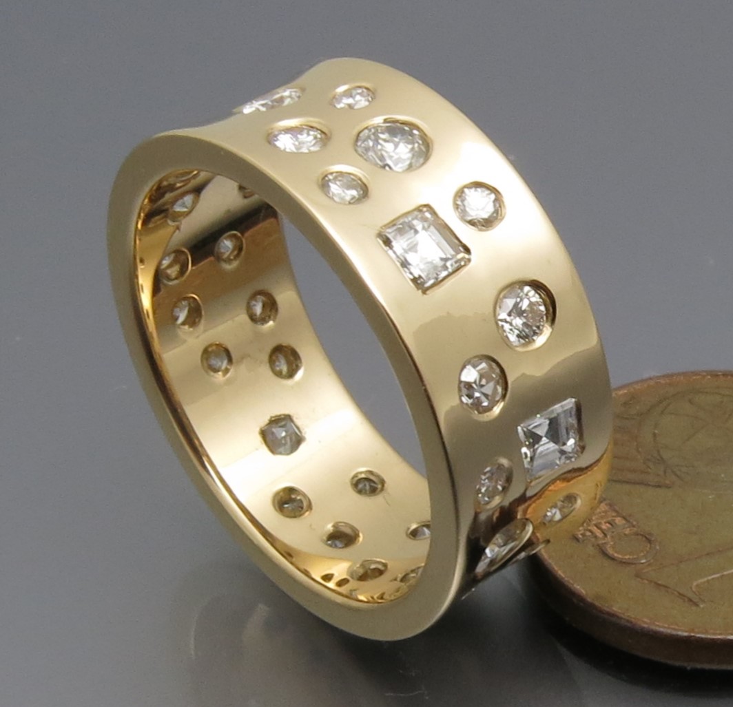 Flotter Diamant Sternenhimmel Ring – Bild 8