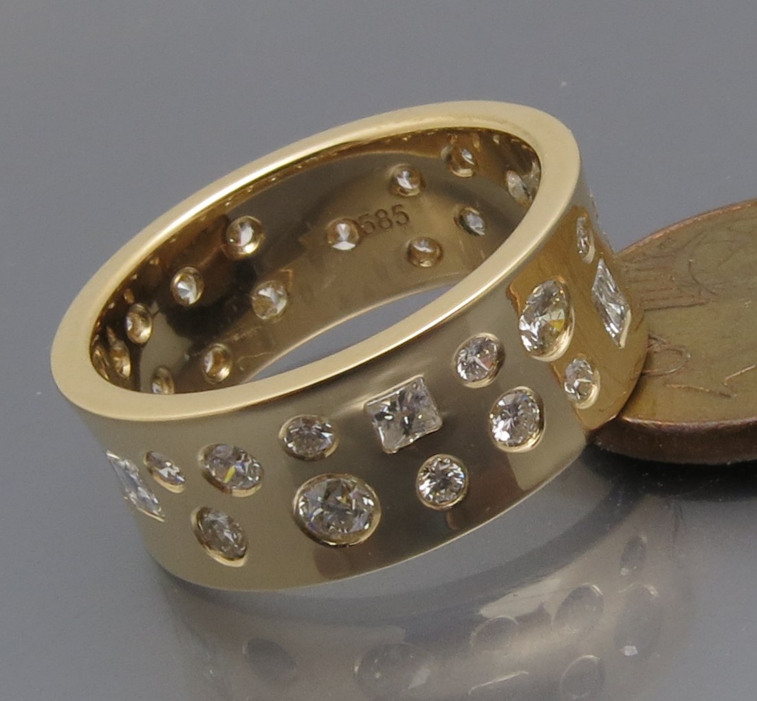 Flotter Diamant Sternenhimmel Ring – Bild 9