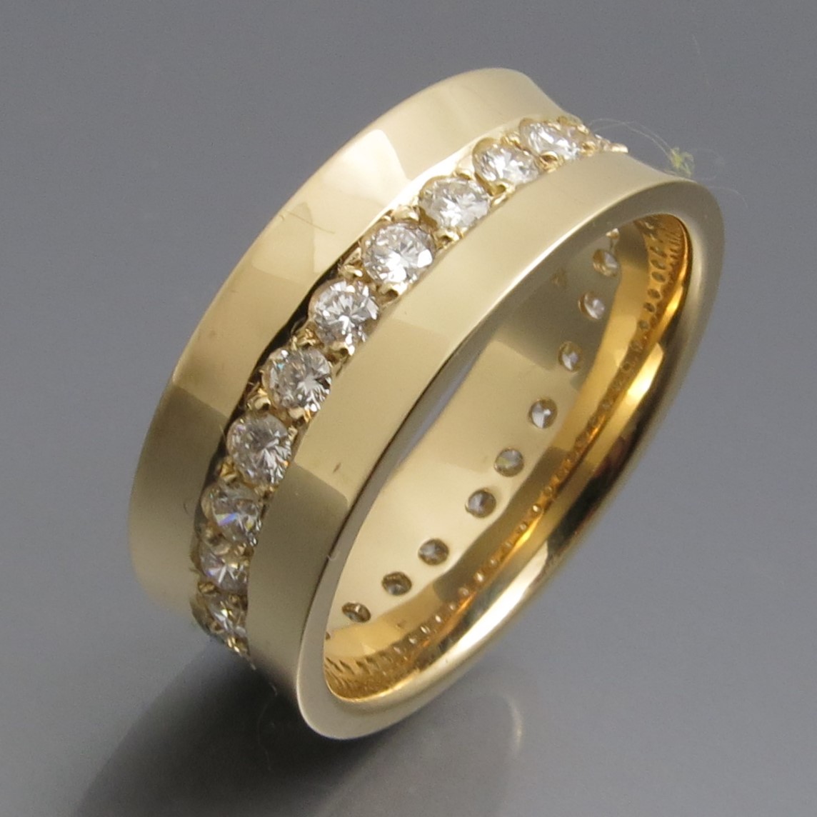Schicker Diamant Memoire Ring