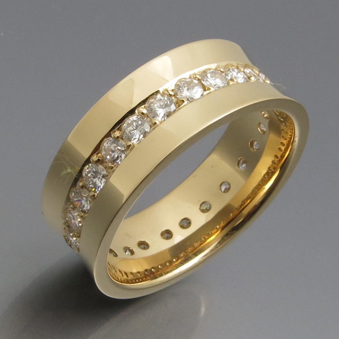 Schicker Diamant Memoire Ring – Bild 3