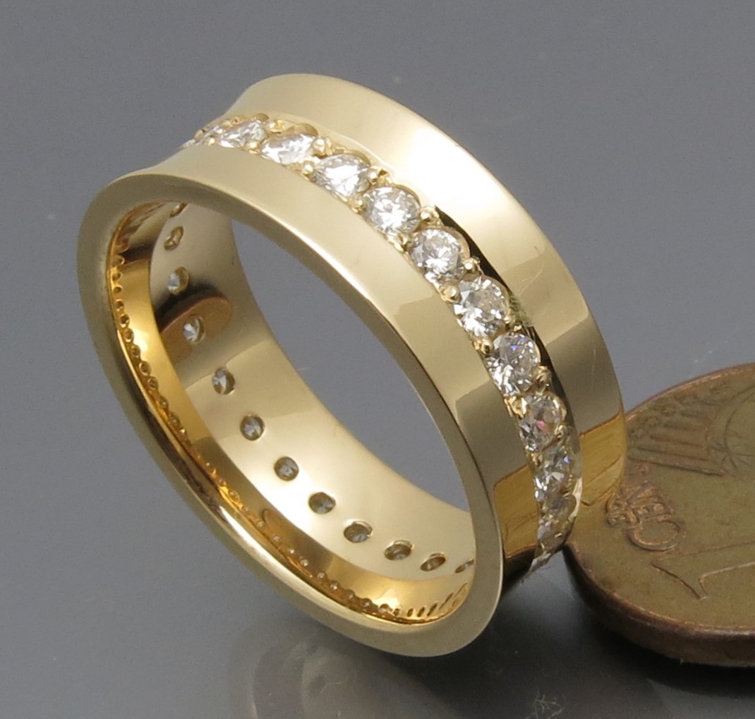 Schicker Diamant Memoire Ring – Bild 6