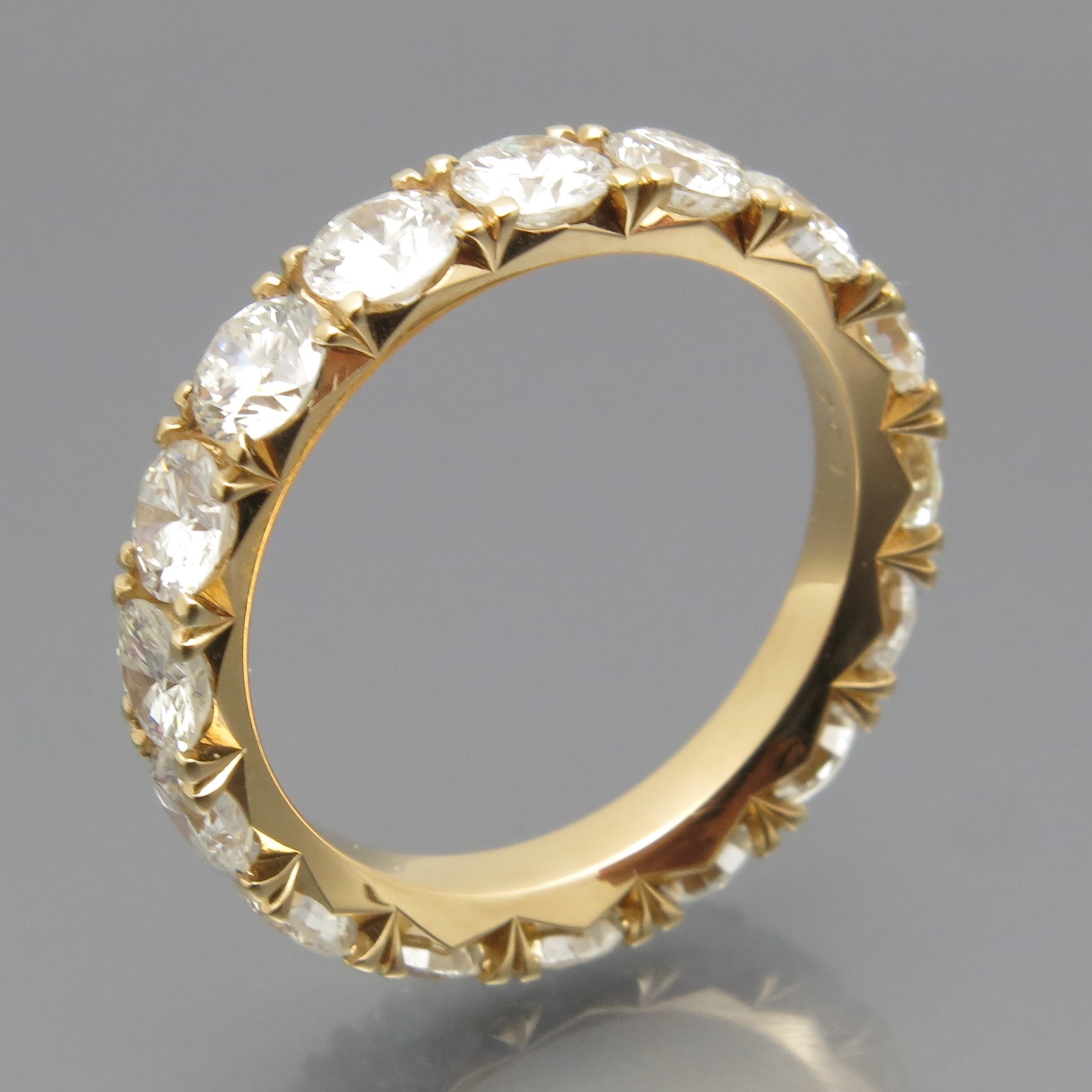 Mondäner Memoire Brillant Ring "Fishtail" – Bild 2