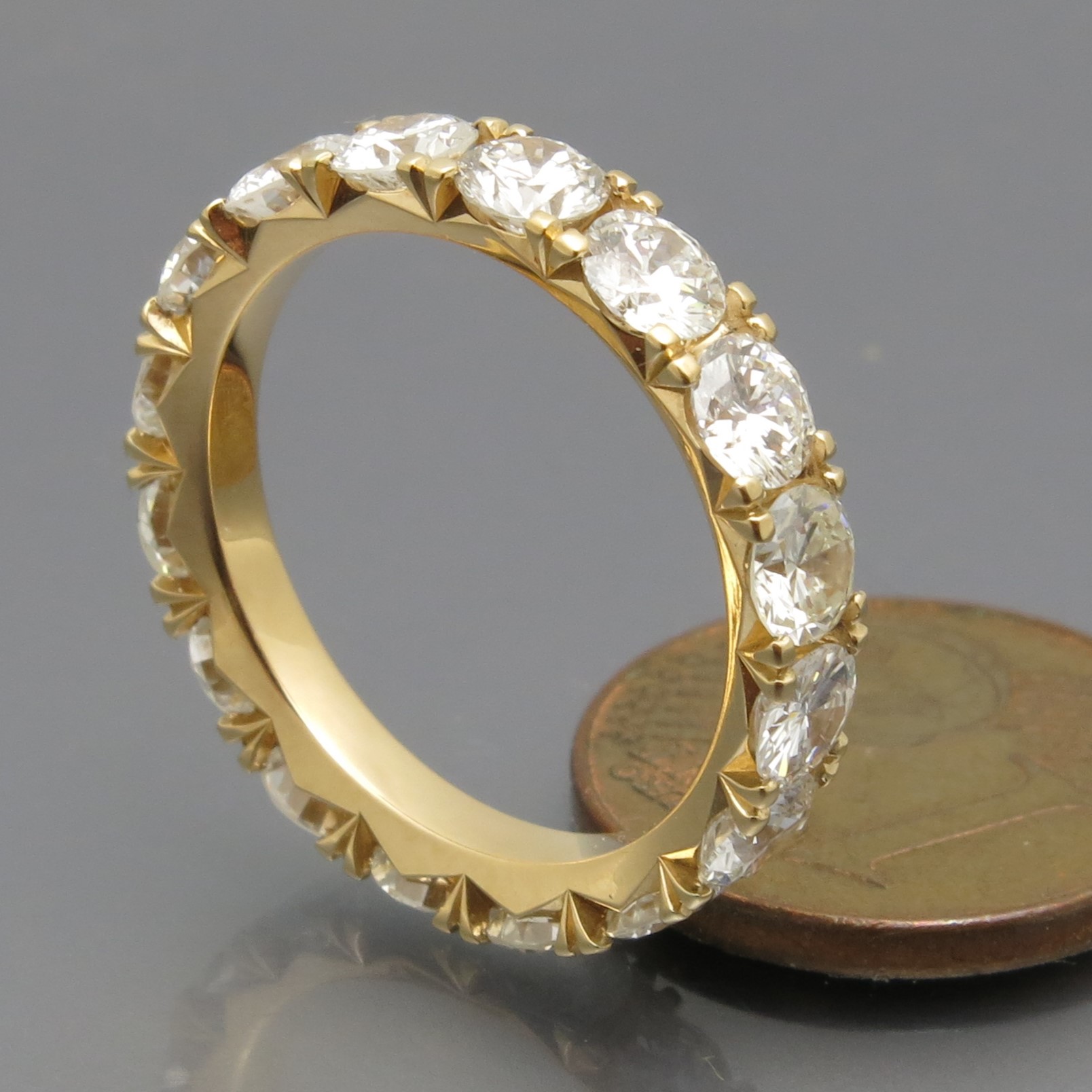 Mondäner Memoire Brillant Ring "Fishtail" – Bild 11