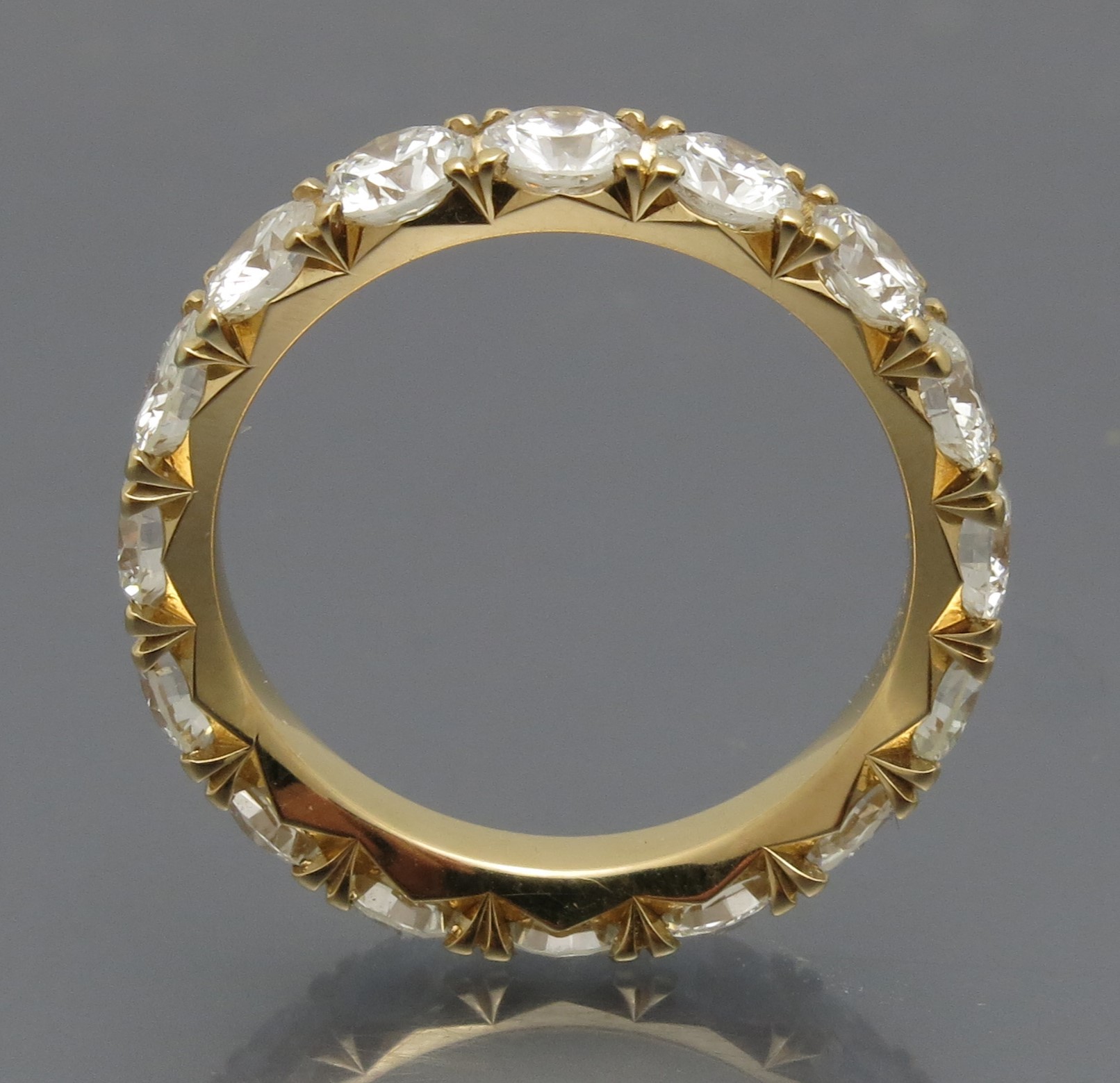 Mondäner Memoire Brillant Ring "Fishtail" – Bild 15