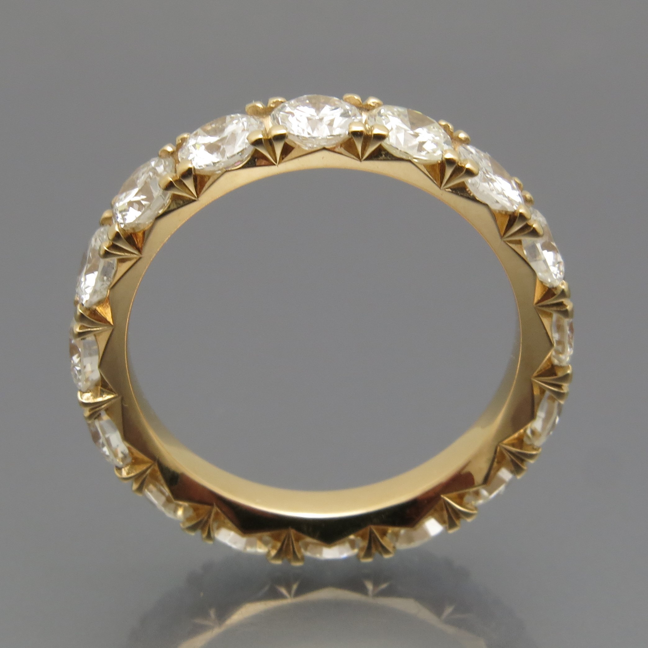 Mondäner Memoire Brillant Ring "Fishtail" – Bild 5