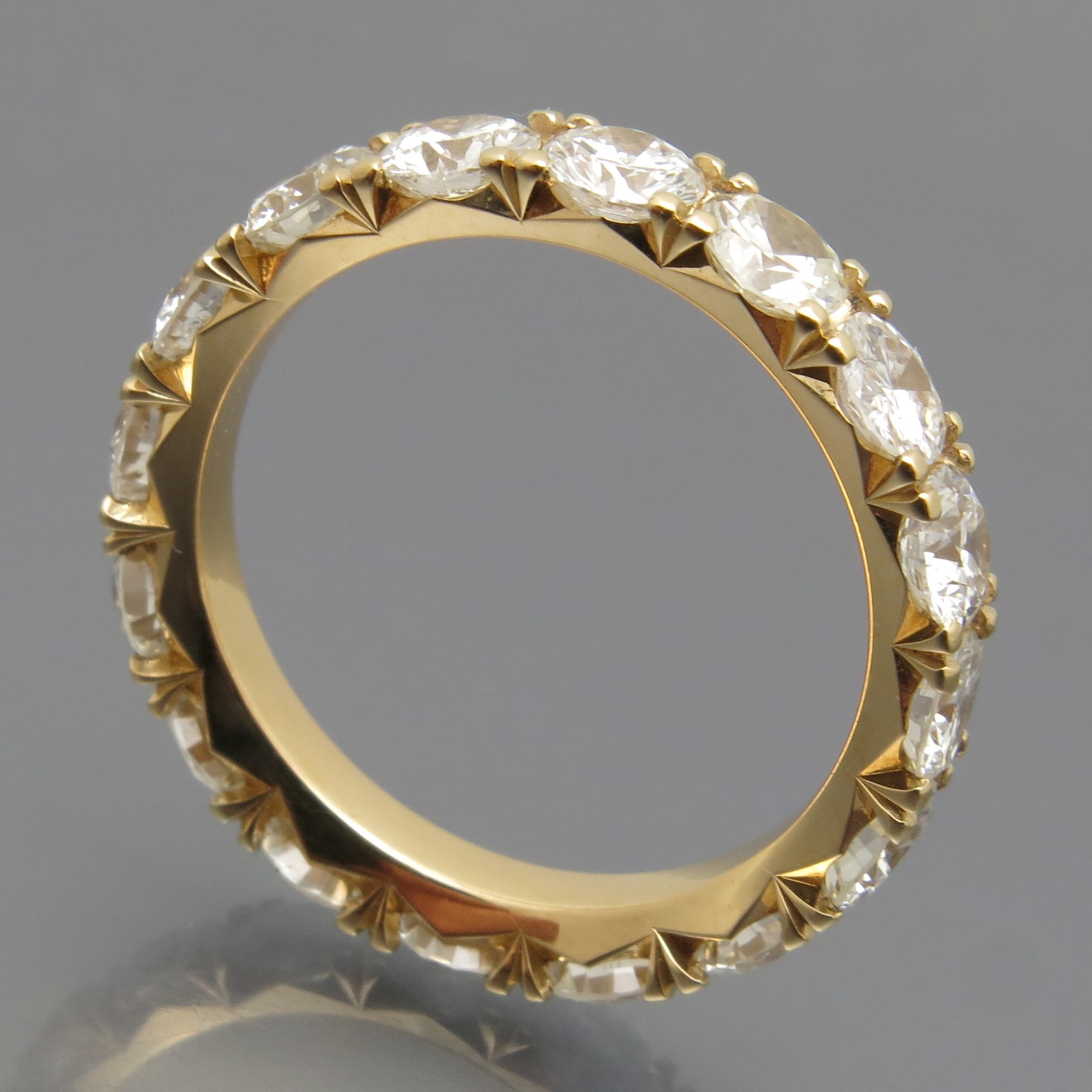 Mondäner Memoire Brillant Ring "Fishtail" – Bild 6
